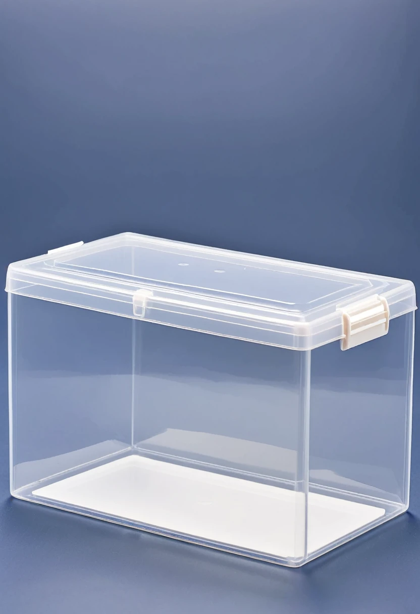 Transparent plastic box