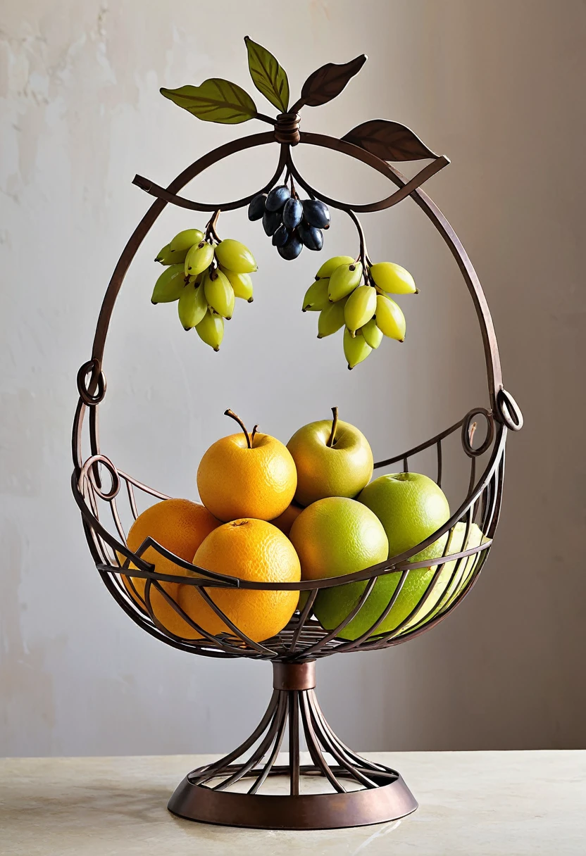 Iron fruit basket