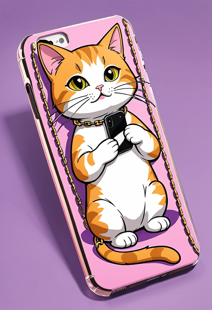 Chain phone case design:1 Cat