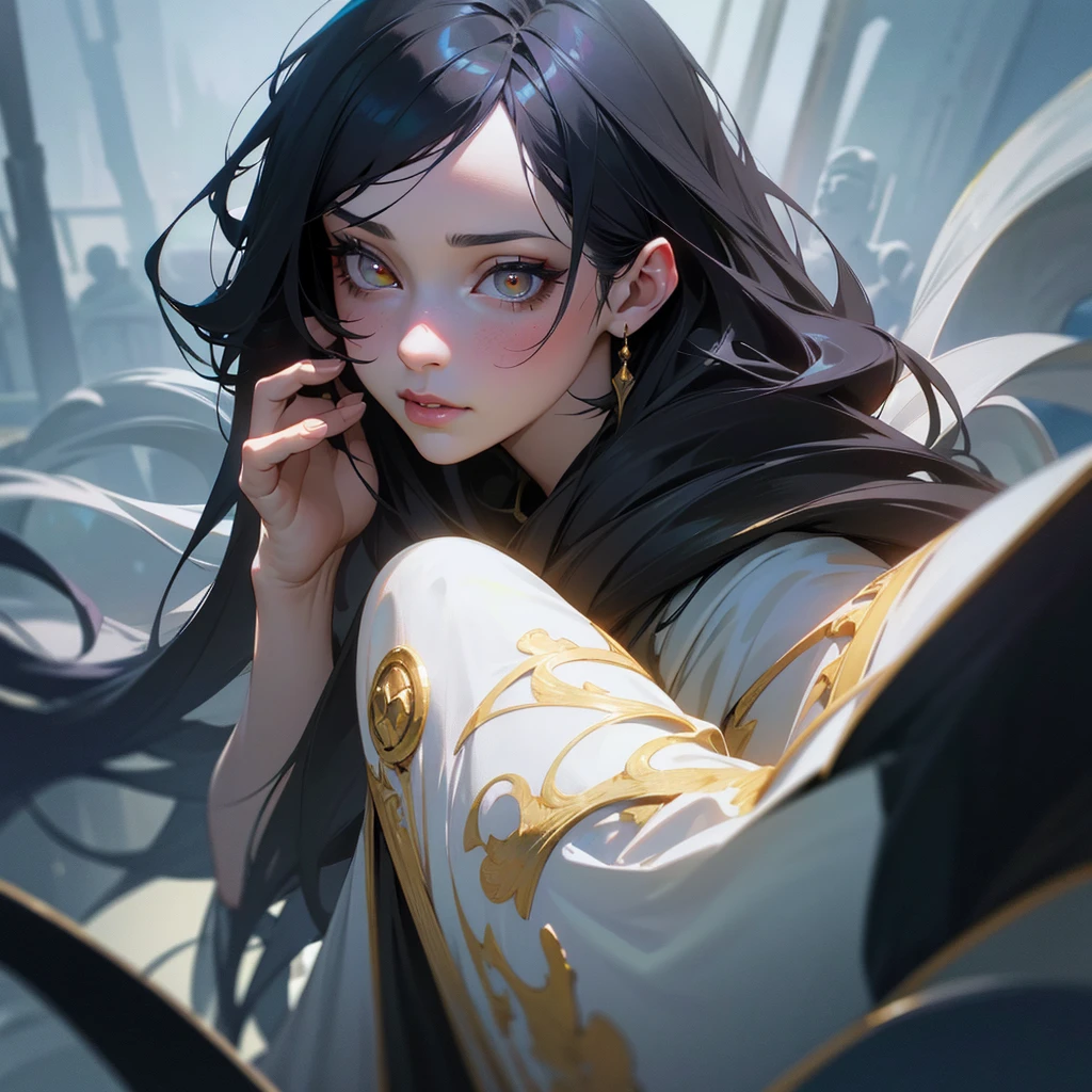 (Finest quality)),(超A high resolution),(ultra-detailliert),(Meticulous portrayal),((best pictures)),(Finest works of art),Ultra-Precision Art,The art of astounding depiction, Cultivated woman:1.5,Innocent Dresses:1.5,Nun praying with her eyes closed:1.5