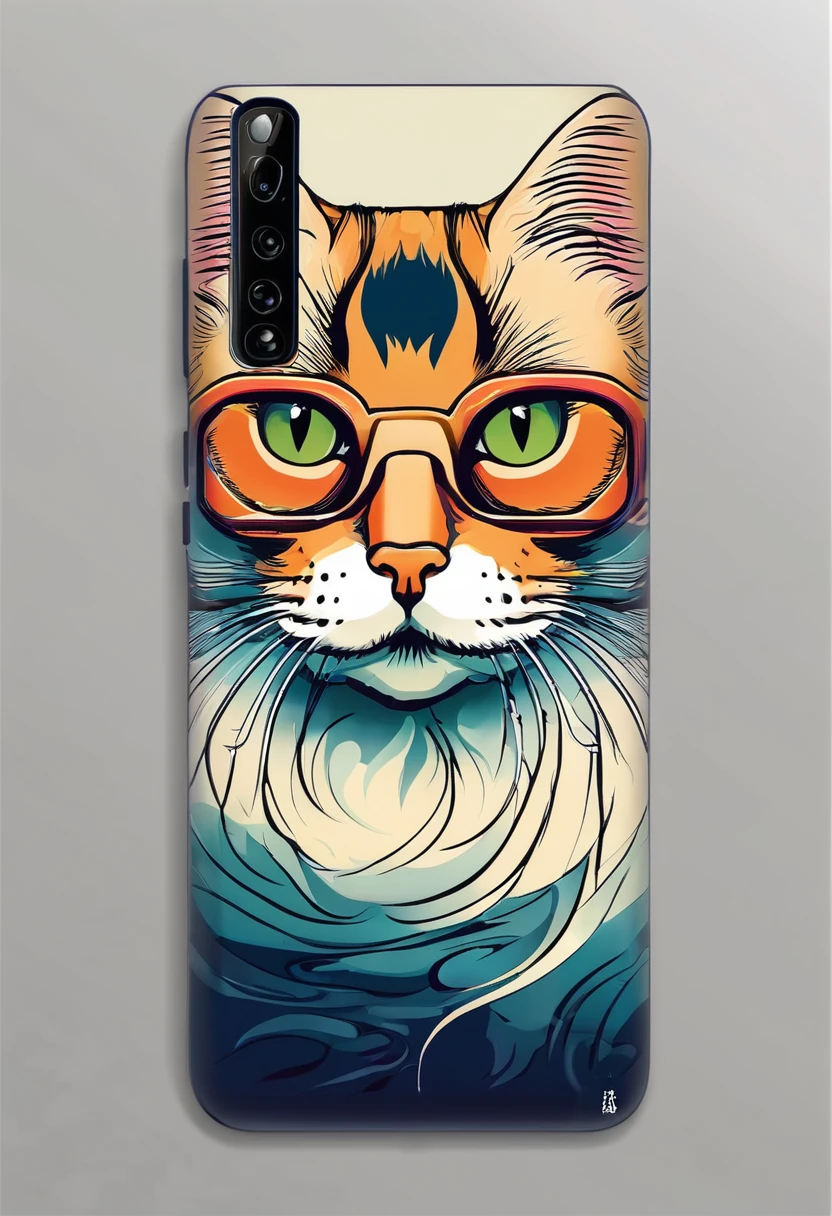 Huawei mobile phone case design：1 Cat