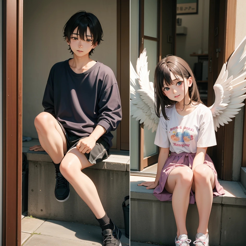 最high quality、high quality、、Angel's Holiday、Moonlight meadow、moonlight、Long dress