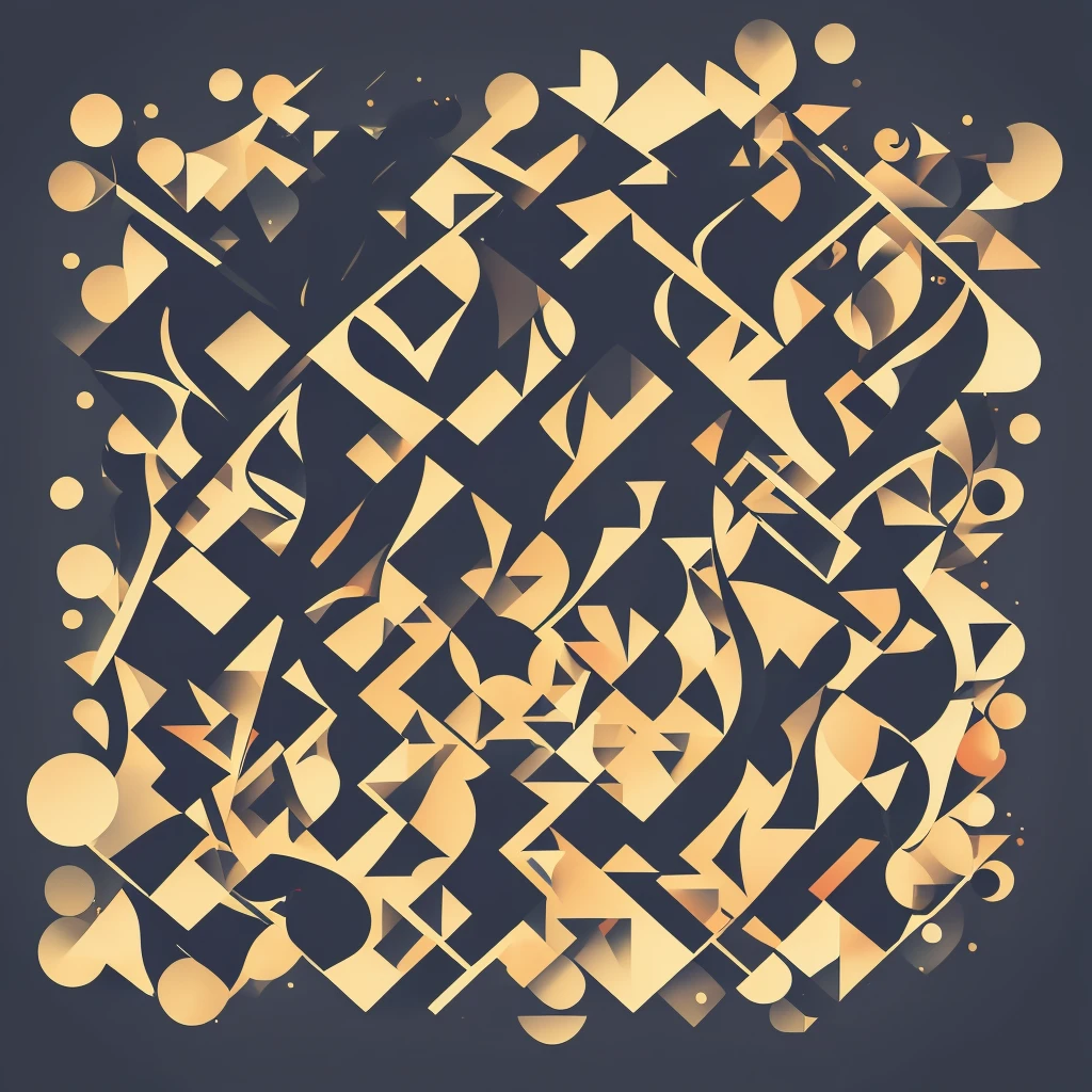 An abstract background with shapes that suggest the silhouette of a deer.