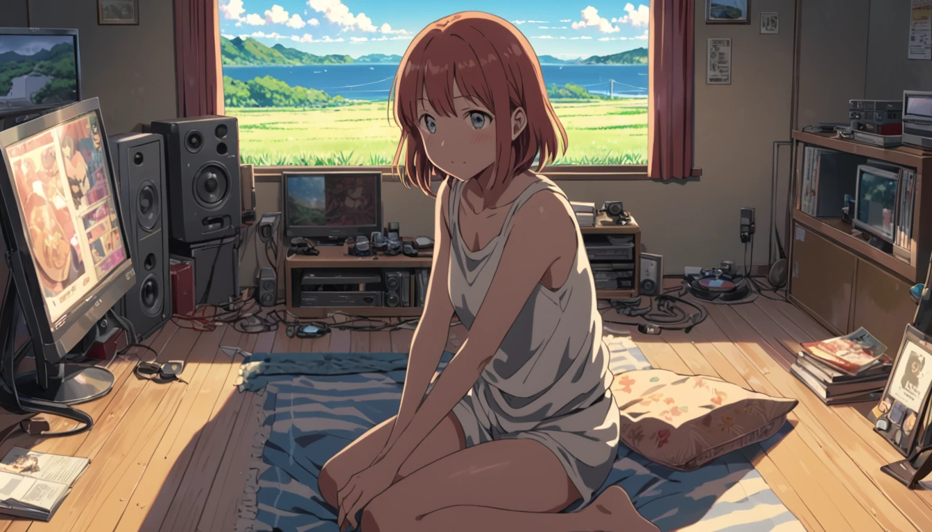 ((Anime: 1.4, Illustration)), (Masterpiece, Top Quality, Best Quality), (Ultra-Detailed, Absolutely Resolution), ((16k, HIGH RES)) (Nausicaä), ( Anime: 1.4, Illustration)), (Masterpiece, Top Quality, Best Quality), (Ultra-Detailed, Absolutely Resolution). Ak {Lofi Art, Style of Laurie Greasley, Style of Makoto Shinkai, Anime Aesthetic}, BREAK {(Produces IMAGES WITH ITH INFORMATION THAN 40 Million Pixels with Cinematic-Like Detailed Textures S Hot on a Sony slur).}