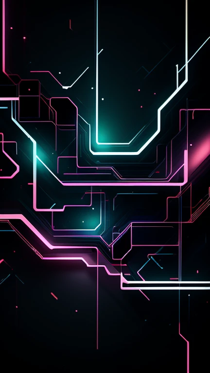 Mechanically aligned Black background Colorful linear flash beautiful Gradation Squares, circles, and triangles all mixed together High density space beautiful Detailed
