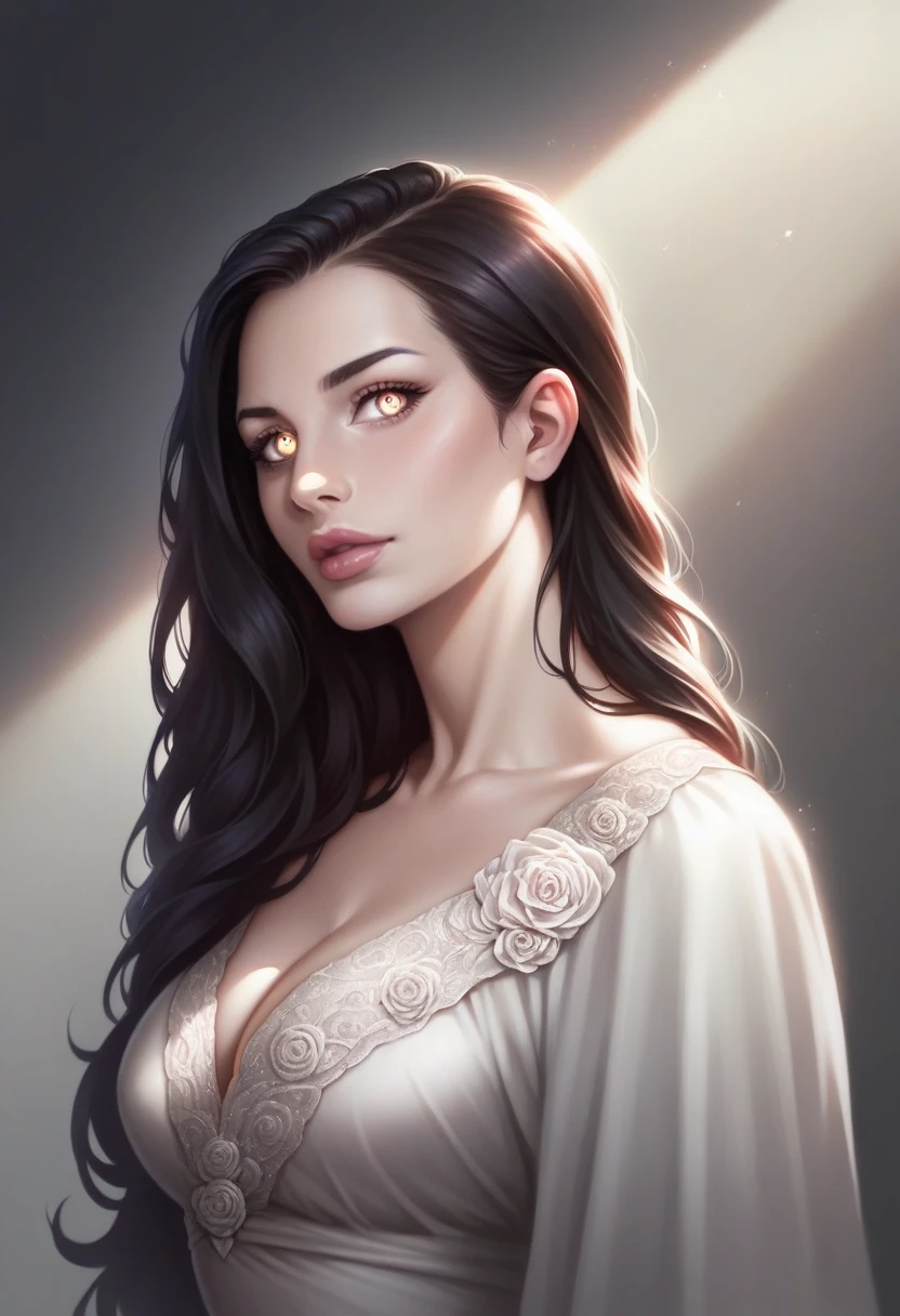 (best quality, highres, ultra-detailed, realistic), beautiful girl, detailed eyes, detailed lips, long eyelashes, flowing hair, vibrant colors, soft lighting, fantasy setting, ethereal atmosphere, dreamy background, delicate features