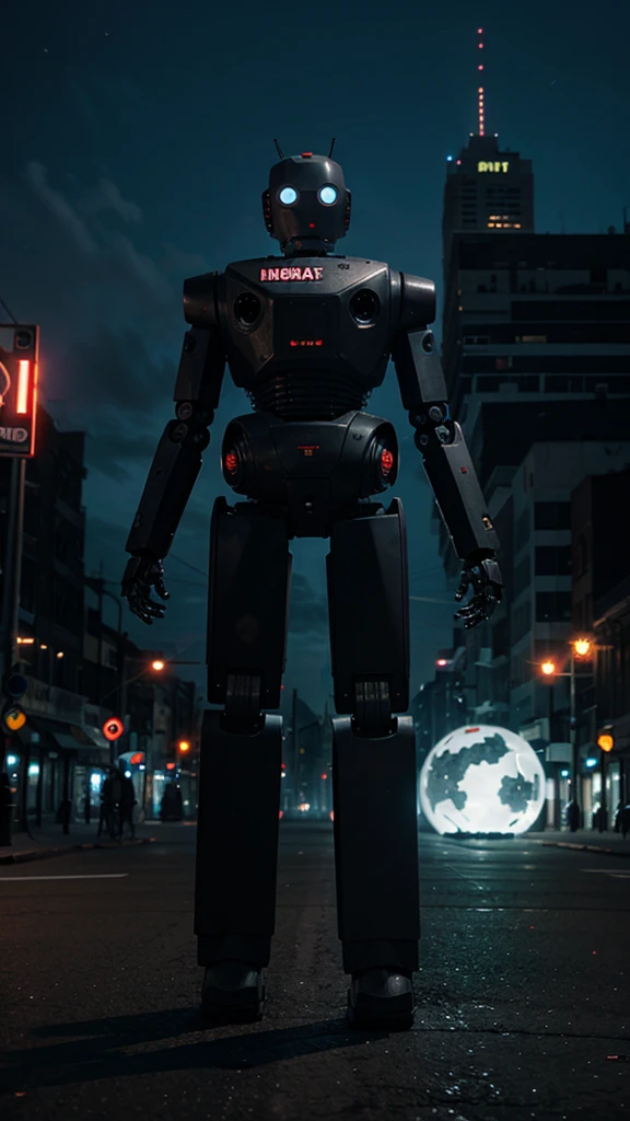 robots horror night city