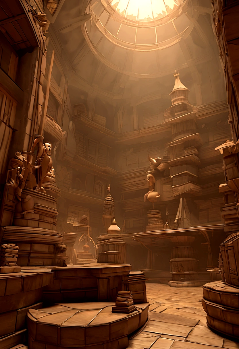enfer,terrifiant,réfrigérateur ouvert, nourriture périmée, absurdes,créatif, Conception artistique 3D, Style d'animation Disney Pixar, créatif, fantaisie sombre, Scénario