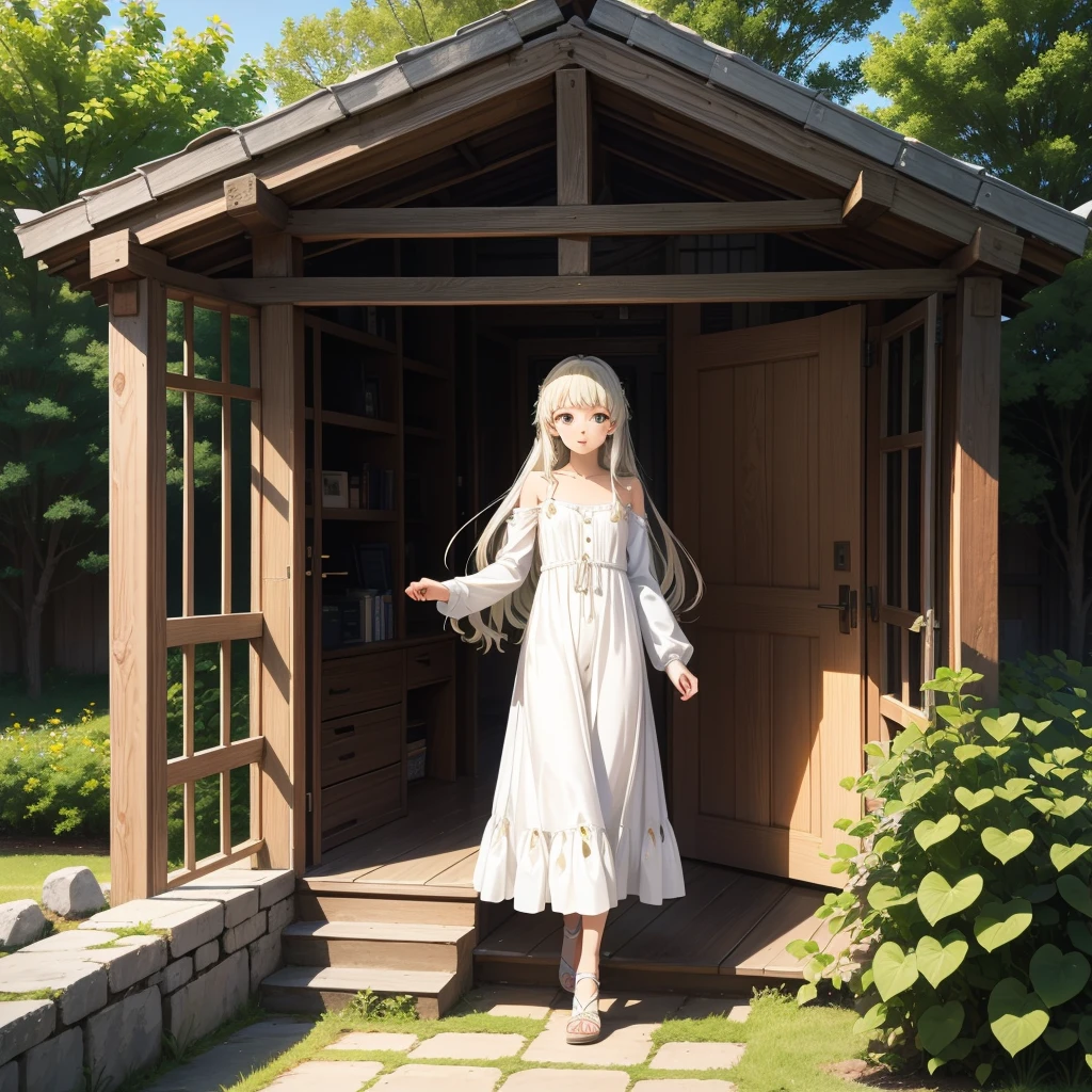 最high quality、high quality、、Greek god々、Sanctuary Grasslandoonlight、Long dress、elysion、Full of light