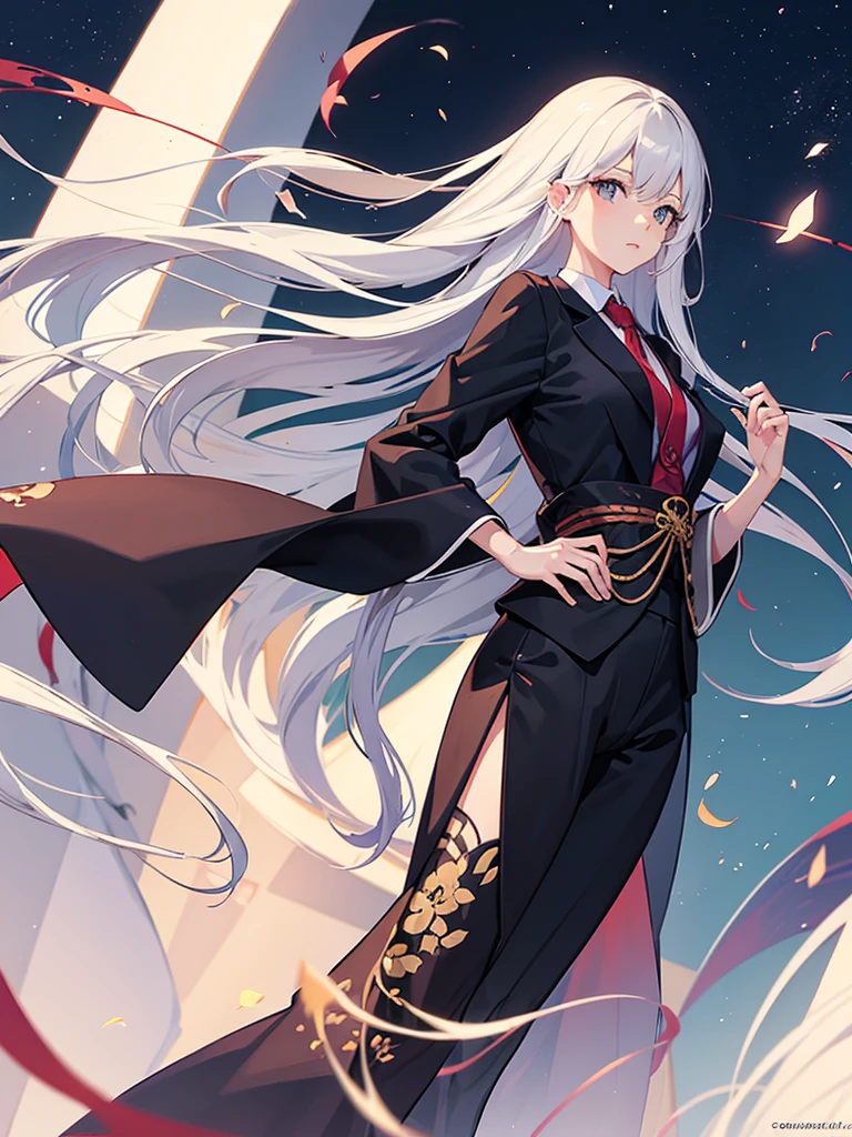 Long Hair, woman, suit, thin, Age 25, Japanese, Panty shot,