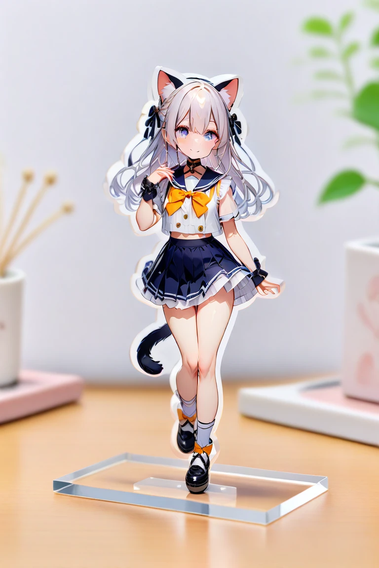 thin acrylic board,character goods,Flat figure,3D image,Sample images on product page,Acrylic stand and Acrylic base,acrylic panel,acrylic board,
1shota,short,small young ,light blue long hair,cat ears tail,camisole and mini-skirt type sailor uniform,Smile,summer hair cat ears, summer clothes, Crazy cute,ultra big thigh,thigh gap,
Stars shine in eyes,