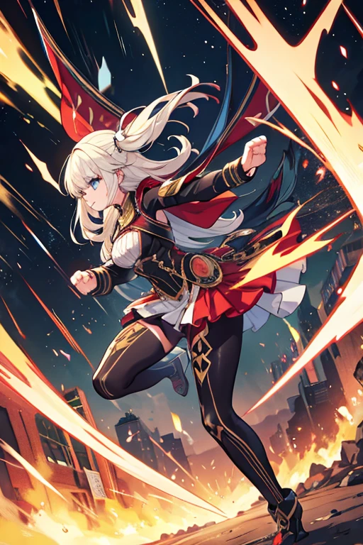 fighting, from side, 8k, super detail, ccurate, best quality, fullbody