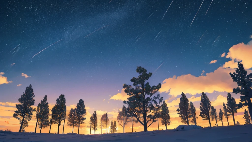 midnight　star　Night Sky