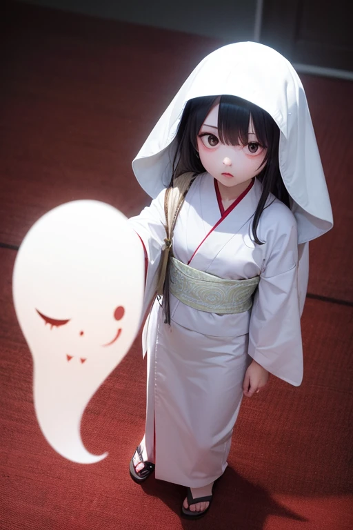 ghost, White kimono, Horror