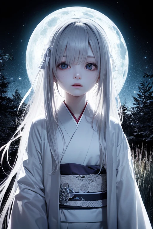 ghost, White kimono, Horror