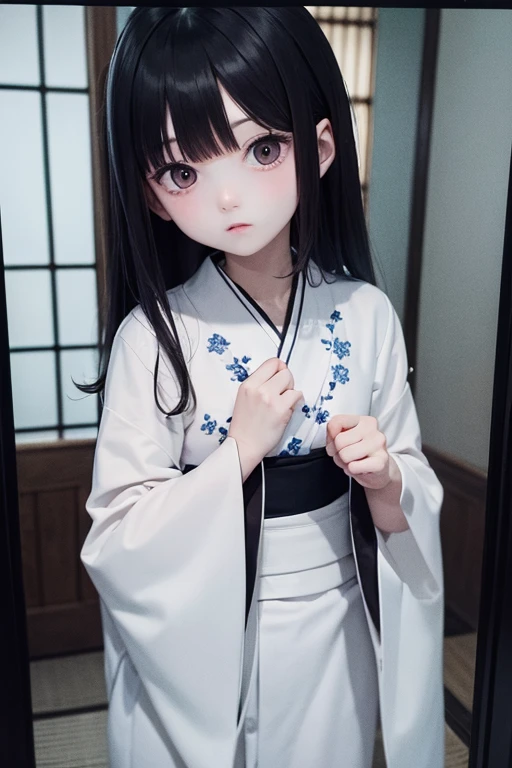 ghost, White kimono, Horror