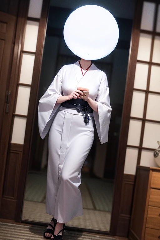 Horror, ghost, White kimono