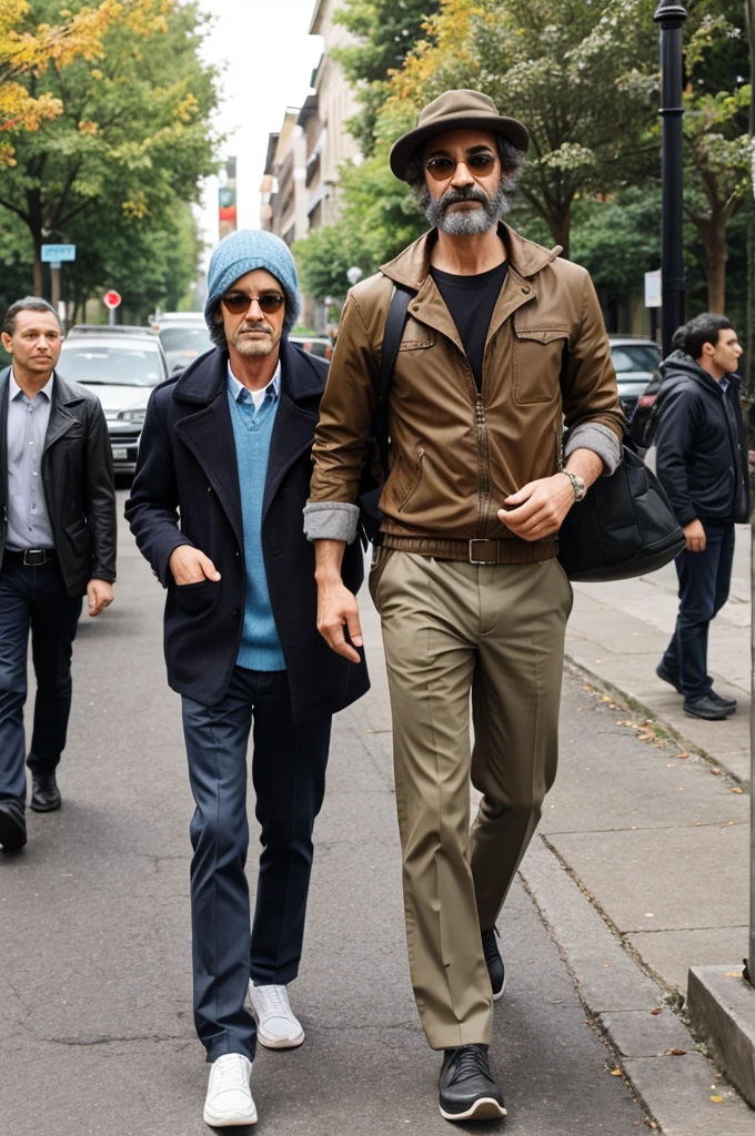 He used to go for a walk in disguise.