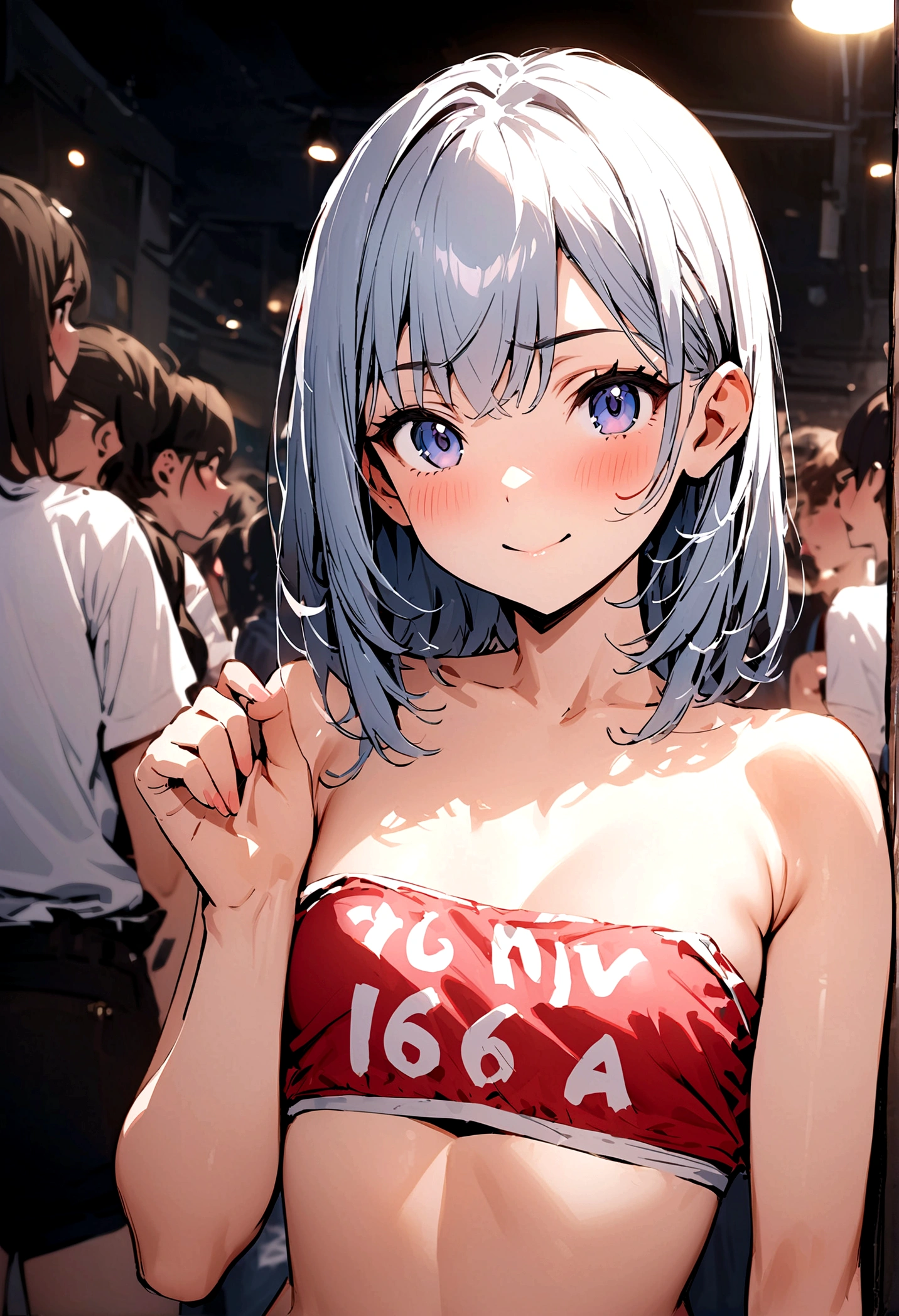 Highest quality,masterpiece,Completely naked,16 year old cosplayer,Greeting Event
