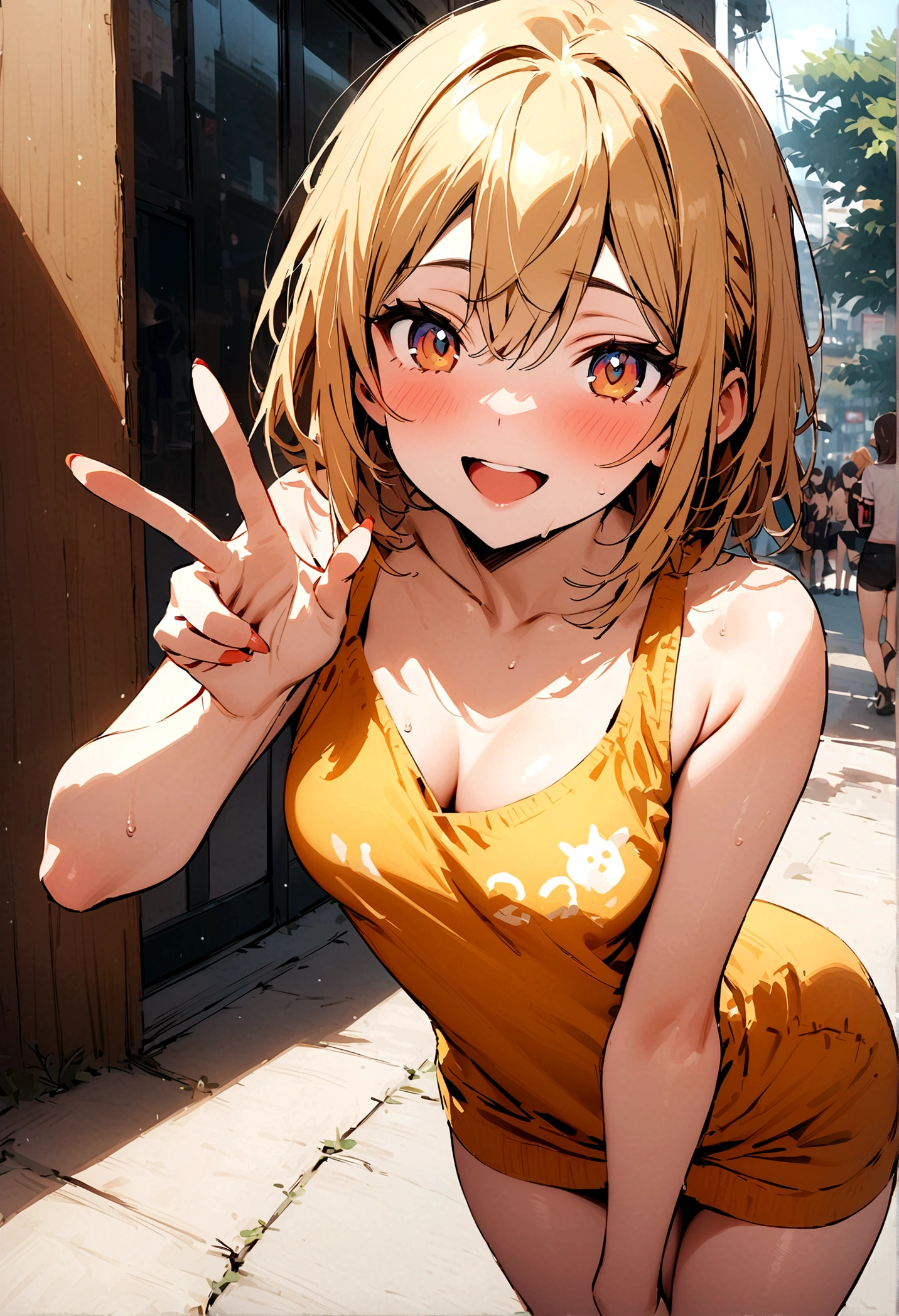 Highest quality,masterpiece,Completely naked,16 year old cosplayer,Greeting Event
