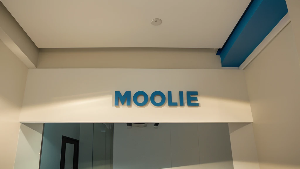 Create a realistic image of a sign for visual communication. The sign must feature the name "Mondial" in high-relief acrylic letters, 5mm thick and bright blue, reflecting the characteristic shine of the material. The letters should be directly pasted on the wall of a modern office. The wall should have a professional and clean appearance, with details that resemble a corporate environment, such as plaster finish, neutral paint or smooth texture. The lighting in the image must be carefully adjusted to highlight the brightness and relief of the letters, creating subtle shadows that increase the feeling of depth and reali