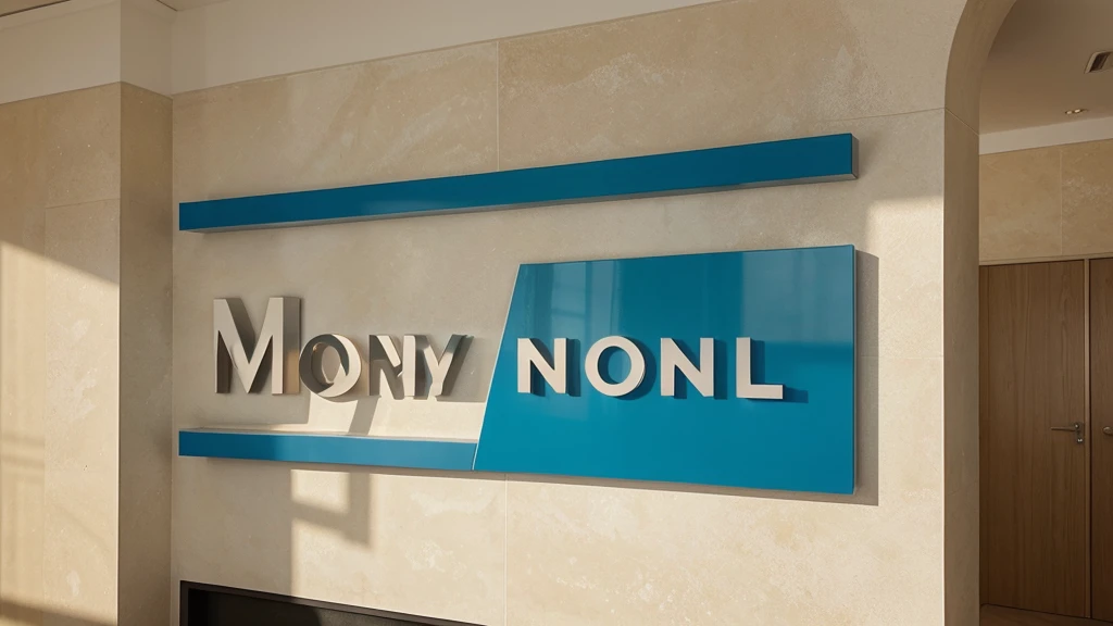 Create a realistic image of a sign for visual communication. The sign must feature the name "Mondial" in high-relief acrylic letters, 5mm thick and bright blue, reflecting the characteristic shine of the material. The letters should be directly pasted on the wall of a modern office. The wall should have a professional and clean appearance, with details that resemble a corporate environment, such as plaster finish, neutral paint or smooth texture. The lighting in the image must be carefully adjusted to highlight the brightness and relief of the letters, creating subtle shadows that increase the feeling of depth and realism ( MONDIAL )