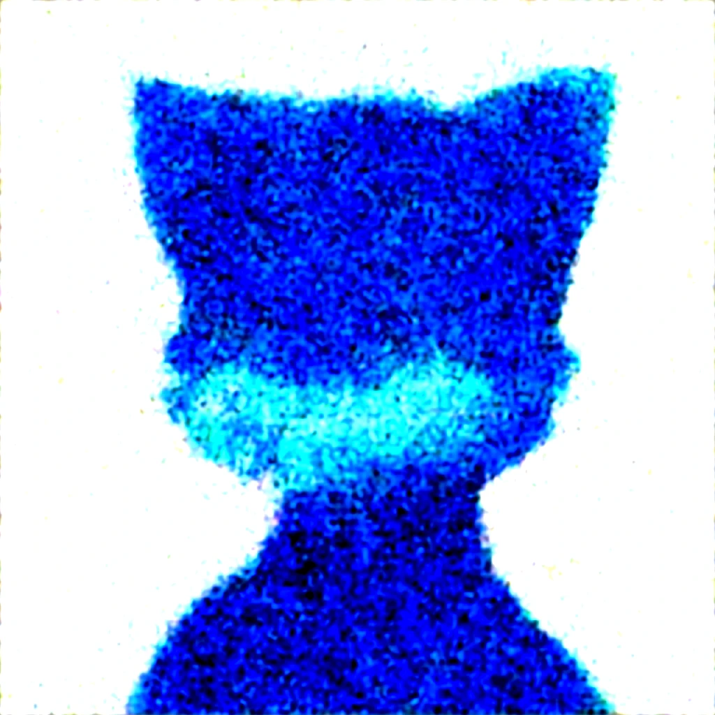 this illustration of male person, anthro junior wolf is wearing blue shiny rubber bodysuit, and blue shiny rubber full-face head, shiny, white background, in furry art style, sleek