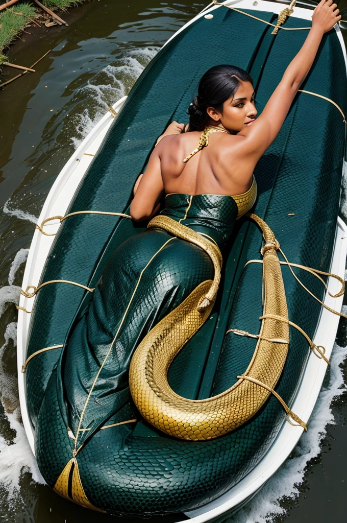 Anaconda on kerala boat race