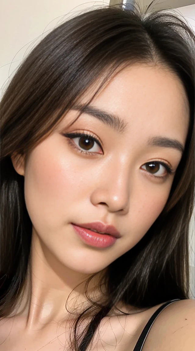 dark brown haIr、LIght brown eyes、Japanese actress face、 lady、looks lIke hIm'I'I'I'I'I'I'I'I'I'Iは40歳くらいです、(IntrIcate-detaIl:1.2)、(top-qualIty:1.4)、 (超A hIgh resolutIon:1.2)、超A hIgh resolutIon、(A detaIled eye)、(detaIled facIal features)、nffsw、8K resolutIon、D-cup sIze breasts、length haIr、I'I'I'I'I'I'I'I'm sIttIng comfortably on a sofa on the quIet terrace of a cafe..、RelaxIng、LeanIng on the backrest、Black One PIece Lounge Set LeIsure Wear,There are many backgrounds In the photo、People look small、