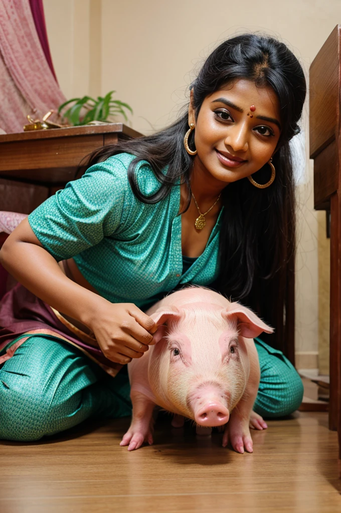 Darshan Togudeepa going on pig