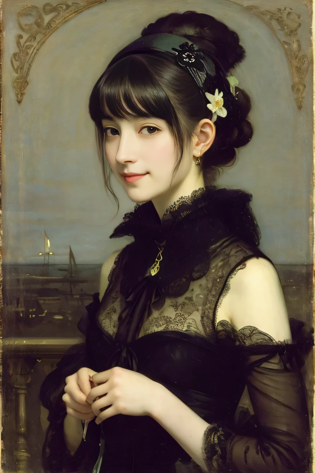 James Whistler's Nocturne.,smile,sexy