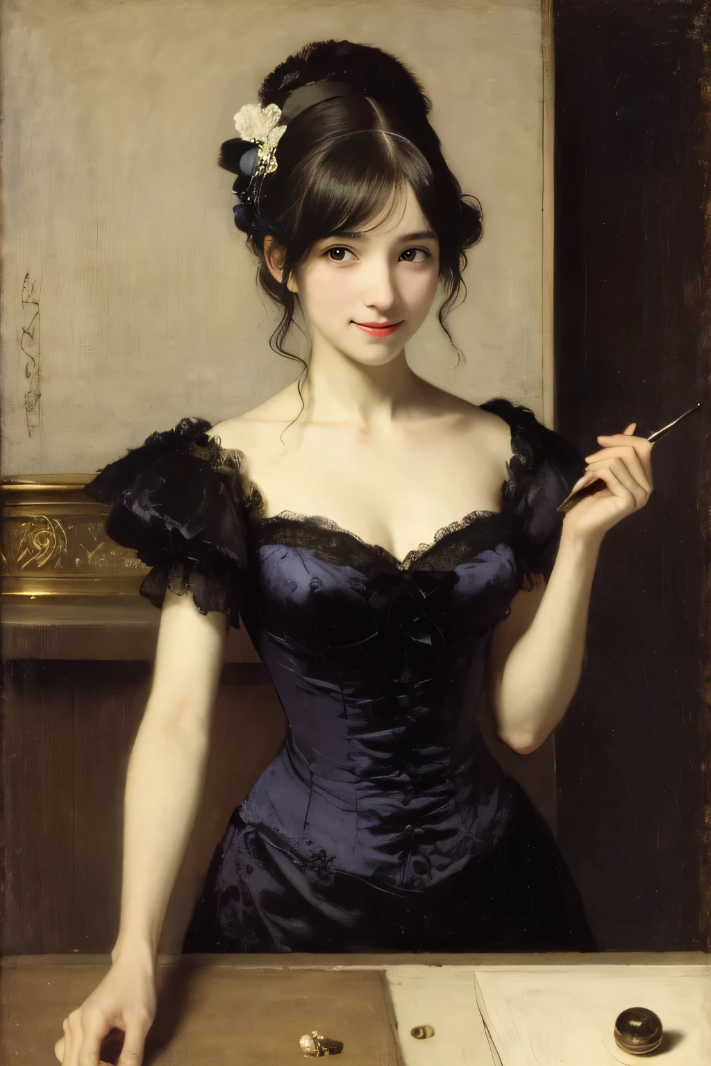 James Whistler's Nocturne.,smile,sexy