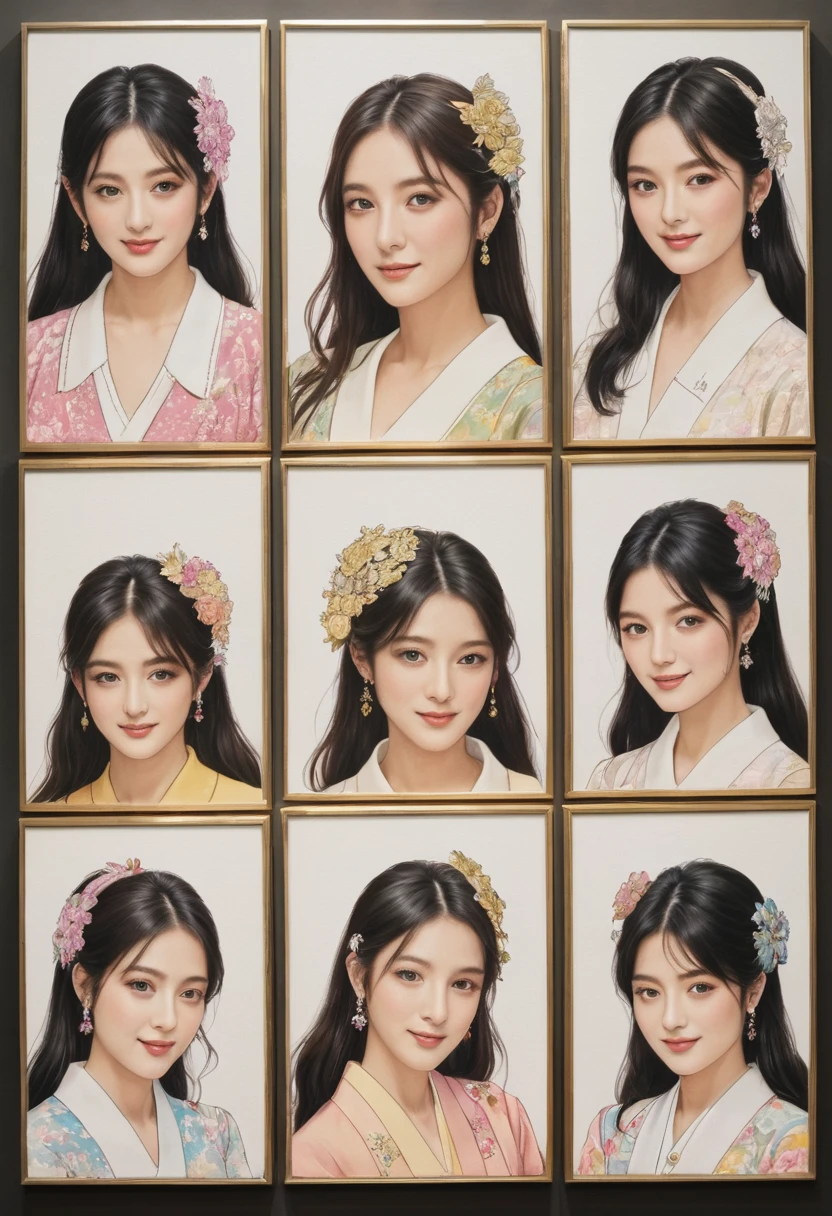 (Highest quality)、(masterpiece)、(detailed)、(Multiple Girls)、(Ring Your 3〜6 squares)