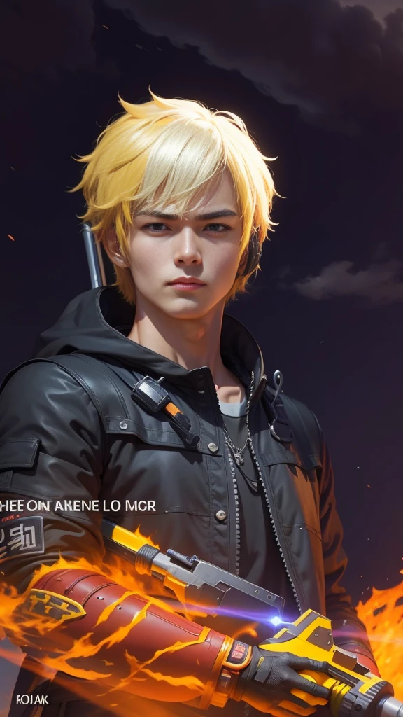 Anime,1 man, boy Korea, heandsome , 8k quality, lighting, Holding a weapon