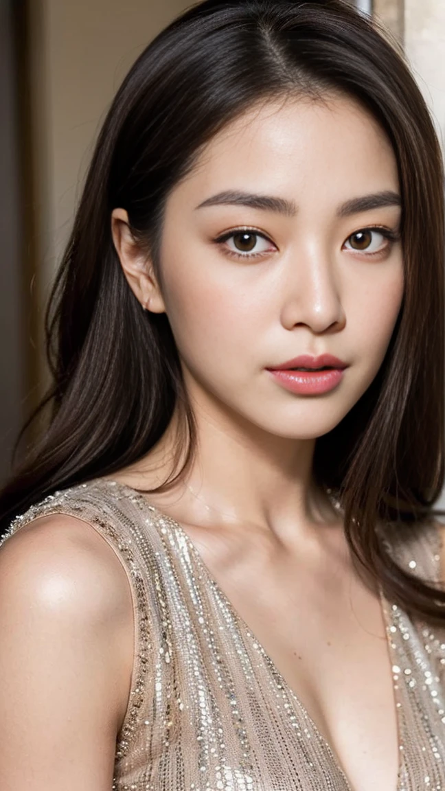 dark brown haIr、LIght brown eyes、Japanese actress、Lady、I am about 40 years old、(IntrIcate-detaIl:1.2)、(top-qualIty:1.4)、 (超A hIgh resolutIon:1.2)、超A hIgh resolutIon、(A detaIled eye)、(detaIled facIal features)、Hmph、8K resolutIon、D-cup sIze breasts、length haIr、I&#39;I&#39;I&#39;I&#39;I&#39;I&#39;I&#39;tits&#39;m sIttIng comfortably on a sofa on the quIet terrace of a cafe..、RelaxIng、LeanIng on the backrest、Obscene pose、Beautiful legs、Please bend your legs、Please lift your chin a little、Expressions of sadness、A masterpiece of transparent painting、See-through　T-Shirts、Tube top、Denim pants、Cocktails at the terrace bar in the evening、summer night、Angels、Drunk look。