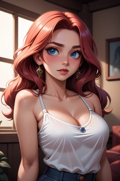 1girl, Ranma Saotome, redhead, voluminous breasts, very large breasts, lush breasts, bulging breasts, detailed portrait, highly detailed, extremely detailed, hyper detailed, photorealistic, masterpiece, (best quality,4k,8k,highres,masterpiece:1.2),ultra-detailed,(realistic,photorealistic,photo-realistic:1.37),HDR,UHD,studio lighting,ultra-fine painting,sharp focus,physically-based rendering,extreme detail description,professional,vivid colors,bokeh,intricate details,exquisite,seamless,flawless,lifelike,dynamic pose,cinematic lighting,dramatic lighting,beautiful detailed eyes,beautiful detailed lips,extremely detailed eyes and face,long eyelashes,elegant,graceful,feminine,alluring,captivating,mesmerizing,hypnotizing