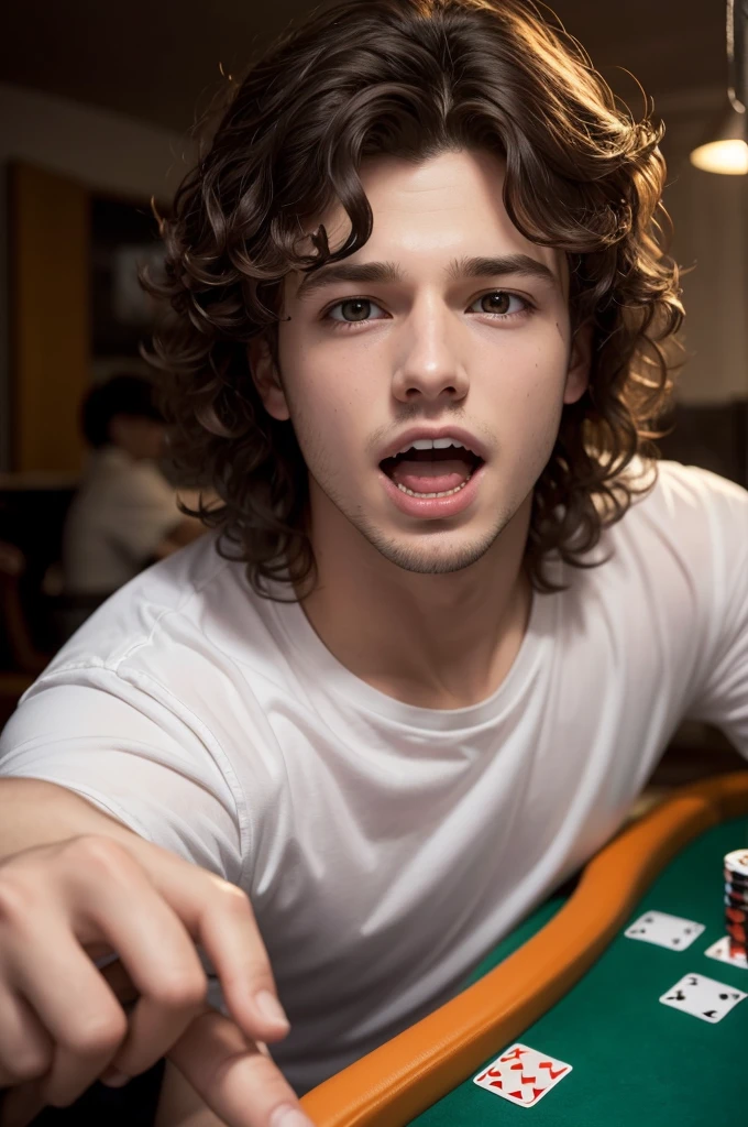 I want a thrill from the movie, fun poker, a boy with wavy hair, even orange Andrew with fear