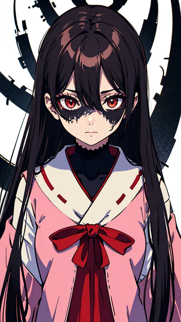 , Horror game zero style background, Japan's Horror City at Night,