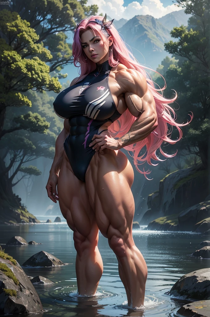 ((Masterpiece artwork), (extremely detailed CG unit 8k wallpaper), best qualityer, , solo, 1girl, cinematic lighthing, detailed back ground, beautiful detailed eyes, shiny pupils, (an extremely delicate and beautiful), (description of beautiful and detailed eyes), ultra details, Masterpiece artwork,)), (Leona Heidern: 1.5) 1, ((((Massive Female Bodybuilder:1.5)))), moonligh, latern, natta, solo, huge breasts, hair ornament, wet, kimono, Japanese clothing, wading, water, flower hair, heaven, Raby, Bblack hair, Off The Shoulder, moutain, cloud, holding, range, bared shoulders, paper latern, standing, kimono branco, night sky, wetclothes, bangss, tree, from sideways, reflection, shorth hair, clouded skies, cabelo wet,muscular woman, Asgard, Valkyrie,Lady Knight,anatomical correct,epic fantasy digital art,tmasterpiece,8K,Realistic colorful body with high definition resolution, Quality Superior,, Epic composition,full body standing straight symmetrical, FEMALE Masterpiece, 1girl, solo, brunette hair, 比基尼, white long legs, lake, wet clothes, barefoot, full body, erotic expression, (( high clarity of crotch gaps, clear visibility of cross-part gaps, exposed lower body, exposed)),(((1girl))), Just, Nakano nino, pink hair, butterfly hair ornament, (shoulder length hair), {{{very short and sexy 比基尼}}}, big breasts, standing, (in a hotel room), eye reflection, bright eyes, dark blue eyes, bad mood, very thin waist, wide hips, toned abdomen, (muscular legs), (showing his shapely ass to the camera), blue nails with purple, hands perfect, beautifully detailed hands, perfect hands, perfect fingers, (((full body photo))), skinny, アニメ, アニメ style, cinematic lighting, ray tracing, panorama, Sony FE, Udisk Hard, part master, accurate, anatomically correct, textured skin, Super Detail, high quality, ultra-high resolution, Hard disk, 16K