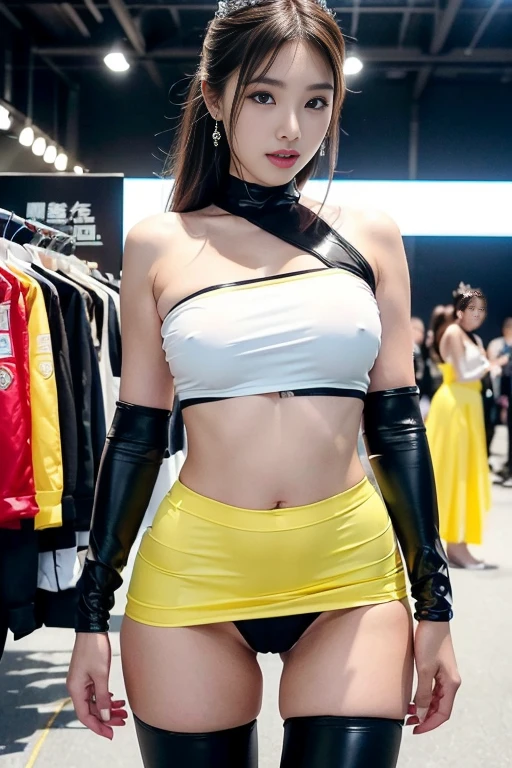 Realistic Rendering with Unreal Engine 5, Random Pause, （Behind the scenes of AV filming at the Motor Show venue：3.0）、（二人の老人男性がRace Queenの胸を触る ：5.0）、Race Queen、Uniform with sponsor logo Red uniform、Earrings、 、Exquisite beauty、Beautiful Face, Tall and slender model, Huge , Oil,（ length, Thin legs：1.5）、(((One-shoulder mesh metallic girls outfit with sponsor logo))),(((Dynamic pose))),(((Abdominal Peek))),(((Show under the chest ))),(((Yellow and white miniskirt lift with sponsor logo))),),（太ももまでのスポンサーロゴ入りRace Queenロングブーツ：4.0）Spread your legs、（太ももまでのRace Queenロングブーツ：4.0）、Spread your legs、wet and shiny body, Colorful Hair, (((Brown skin beauty))), (Shoot with multiple cameras：2.5）、（Behind the scenes of AV filming at the Motor Show venue：3.0）、（Surrounded by a lot of old people：3.0）、、Laughter、(Breastfeeding through clothing:1.1),（ Are standing：1.8）、 line、(Behind the scenes of AV filming at the Motor Show venue1.1),(masterpiece, 最high quality:1.3) (Surreal:1.35) (Realistic:1.45) (Skin with attention to detail) high quality, Browsing Caution, (複数のpenis, Surrounded, 二人の老人男性がRace Queenの隣にAre standing :2.0) (Bukkake, how:1.5), Japanese Girls, 24-years-old, Expressive eyes, Perfect Face, (fix makeup) (lipstick:1.1) (eyeliner:1.1) mascara, eye shadow,  (Black Hair), , break slender, Large Breasts, (Nipples:1.0) (perfect Nipples:1.0), (Dark Skin:1.4), (Oiled and shiny body:1.3), Spread your legs, （太ももまでのRace Queenロングブーツ：4.0）、break (girl covered in how:1.5) (excess how:1.3), (Blowjob and handjob, A girl shakes an old man&#39;penis:1.3),Behind the scenes of AV filming at the Motor Show venue.(二人の老人男性が女性の隣にAre standing :1.8), (Ejaculation into the body:1.7)、（Behind the scenes of AV filming at the Motor Show venue：3.0）