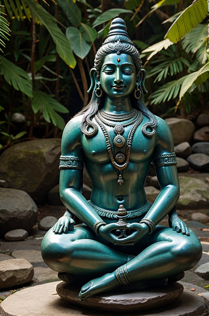 Lord shiva in meditation