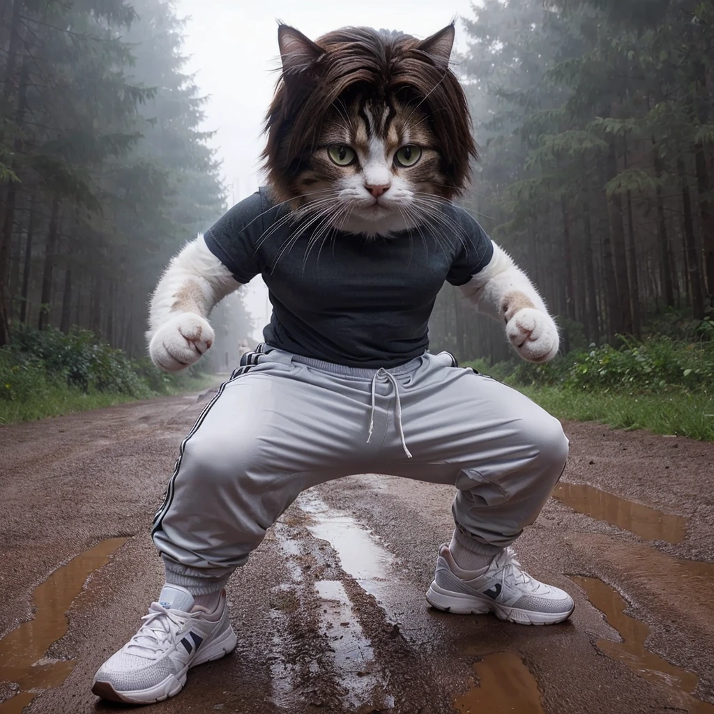 Realistic cat