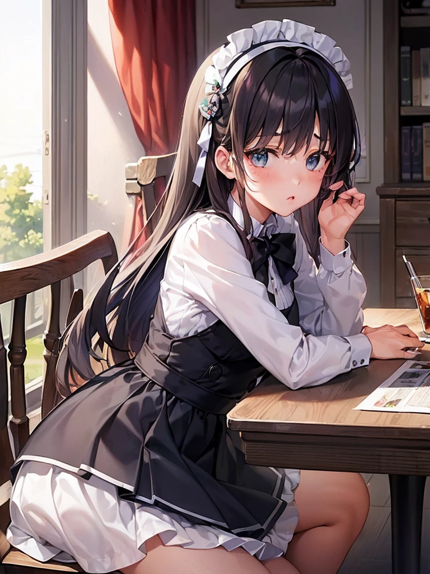 (masterpiece),(Highest quality:1.1),(Very detailed),Best illustrations, (1 Girl:1.3)、Kiss cutely, Girl Love Art, O'Pein, Side milk, Big breasts that hang down a bit, Small breasts, (((Very long yellow curly hair))), (((Short, shoulder-length brown hair with a side part))), (Girl love kiss), The mouth is very small, (Girl love hug), Touch her clothes, touch her breasts, sfw version、Trettamail、expensive、((Cute Bra、cute panties))、((Redhead、Ahoge、Blue Aioline Rembrandt, Asticasia , alone, Long Hair, Grey Eyes, Gray Hair, Ahoge, Seamed legwear, Green shorts, tie, bangs, Hair between the eyes, Black Pantyhose, Long sleeve, Green jacket, Floating Hair, red tie、(Yuri、Lesbian、Embrace each other)、(((Kissing)))、Western-style room