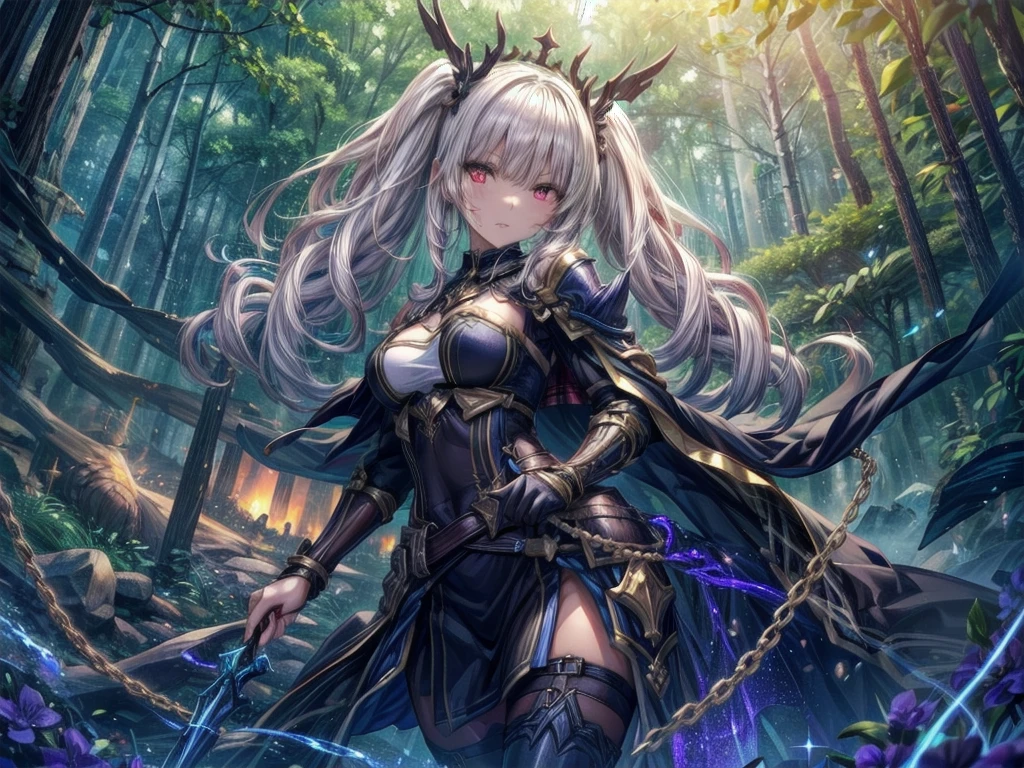 ,Fighting face to face with monsters , Holding the weapon correctly,Tiara-like head armor , cute女の子, Enchanting girl, Anime Girls, (Light purple hair、Wavy Hair、Twin Drill), (Red eyes, Droopy eyes), ((Dark Skin)), break (((Silver Armor、Lower body armor、Chain mail、Jeweled Breastplate、Gauntlet、Shingard、Red Cape)))、 (((Highest quality)), ((masterpiece)), (Very detailed), (High resolution), (Beautiful sparkle), (High detail), (Anatomically correct)), ((Realistic)), ((The best CG)), Very detailedなアート, CG illustration, 16K, 1080P, Oil paints:1.2, (((One Girl))), (左右対称のface立ち, 完璧なface), Beautiful clavicle, (Beautiful fingers), (Beautiful breasts, (Ｃcup)), Beautiful body, Beautiful thighs, Beautiful feet, Perfect round ass, (((Detailed skin, Oily skin, Textured skin, Beautiful Skin))), (((童face, cute, 16 years old))), double eyelid, Long eyelashes, (Expression of fine eyes, Beautiful and delicate eyes, Sparkling eyes, Eye Reflexes), (Beautiful Nose,Thin Nose), (Glossy Lips, Beautiful Lips, Thick lips), (Beautiful Hair, Shiny Hair, Shiny Hair), Hair fluttering), (Serious expression), break (noon、(Fantasy World、in the forest)), ((walking、Cowboy Shot))masterpiece:1.2, Highest quality), (Actual Photos, Intricate details), (1 female, alone, Upper Body, all breasts) ，Crazy Smile, Crazy Eyes, A cute and luxurious hair band, Eyes Wide Open、Scary atmosphere、Distorted facial expressions、ねじれた笑face、Bloodまみれ、頭からBloodが出る、Bloodしぶき、whole body、Punk Fashion、Long Hair、長めのbangs、Twin tails、Black Hair、（（（Dark circles under the eyes）））、Pale skin、Feeling unwell、Pathological、邪悪な笑face、Crazy Eyes、（Grin）Dramatic makeup，Create mixed media art、White Background,スクリーン上のwhole body描写,whole body図,Well-built,Nice body,Broad shoulders,I focus,(face),Messy Hair,Yellow Eyes,(Glowing Eyes),(Bloodしぶき:1.7),Red light,笑face,big 笑face,teeth,psycho 笑face,gesugao,School corridor background,evening,sunset,Good Eyes, 良いteeth,Large Breasts,魅惑的な笑face,Large Breasts,Black Hair,Pink Eyes,Pink leotard,pantyhose,Glossy Lips,Sitting,サディスティックな笑face,,all,Shiny skin,詳細なface,Beautiful body,whole body,Adult,whole body油まみれで光沢感がある　whole bodyから湯気が出ている　Steam like a sauna room fills the screen..　White breath from the mouth　city　A person who fights fear々々　Fugitive々　Pedestrian precinct　, Long Hair, alone, blue eyes, Maid headdress, View your audience, Maid, Blood, blush, Bring your finger to your mouth, 笑face, bangs, Hair between the eyes, apron, dress, gotou hitori, Long sleeve, Frills, Blood on clothes, Upper Body, Manicure, be quiet, Juliet Sleeve, black dress, flower, indoor, Maid apron, Blood splatter, Puffy sleeves, Blood on face, Purple Nails, Point your finger up, Rose