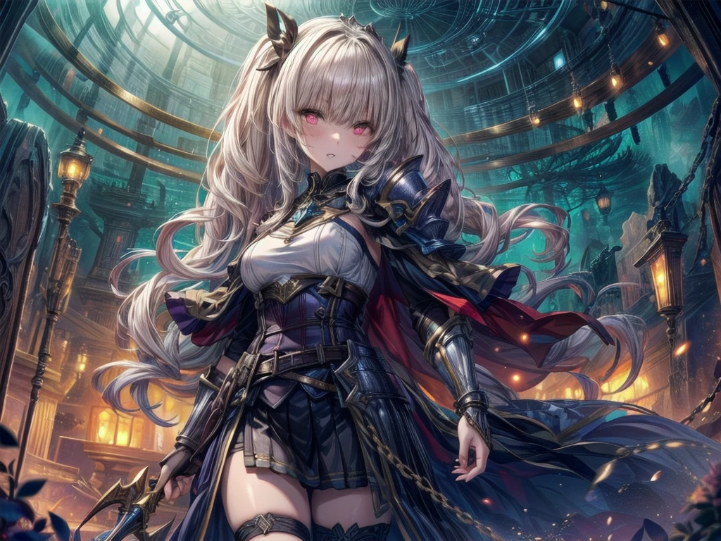 ,Fighting face to face with monsters , Holding the weapon correctly,Tiara-like head armor , cute女の子, Enchanting girl, Anime Girls, (Light purple hair、Wavy Hair、Twin Drill), (Red eyes, Droopy eyes), ((Dark Skin)), break (((Silver Armor、Lower body armor、Chain mail、Jeweled Breastplate、Gauntlet、Shingard、Red Cape)))、 (((Highest quality)), ((masterpiece)), (Very detailed), (High resolution), (Beautiful sparkle), (High detail), (Anatomically correct)), ((Realistic)), ((The best CG)), Very detailedなアート, CG illustration, 16K, 1080P, Oil paints:1.2, (((One Girl))), (左右対称のface立ち, 完璧なface), Beautiful clavicle, (Beautiful fingers), (Beautiful breasts, (Ｃcup)), Beautiful body, Beautiful thighs, Beautiful feet, Perfect round ass, (((Detailed skin, Oily skin, Textured skin, Beautiful Skin))), (((童face, cute, 16 years old))), double eyelid, Long eyelashes, (Expression of fine eyes, Beautiful and delicate eyes, Sparkling eyes, Eye Reflexes), (Beautiful Nose,Thin Nose), (Glossy Lips, Beautiful Lips, Thick lips), (Beautiful Hair, Shiny Hair, Shiny Hair), Hair fluttering), (Serious expression), break (noon、(Fantasy World、in the forest)), ((walking、Cowboy Shot))masterpiece:1.2, Highest quality), (Actual Photos, Intricate details), (1 female, alone, Upper Body, all breasts) ，Crazy Smile, Crazy Eyes, A cute and luxurious hair band, Eyes Wide Open、Scary atmosphere、Distorted facial expressions、ねじれた笑face、Bloodまみれ、頭からBloodが出る、Bloodしぶき、whole body、Punk Fashion、Long Hair、長めのbangs、Twin tails、Black Hair、（（（Dark circles under the eyes）））、Pale skin、Feeling unwell、Pathological、邪悪な笑face、Crazy Eyes、（Grin）Dramatic makeup，Create mixed media art、White Background,スクリーン上のwhole body描写,whole body図,Well-built,Nice body,Broad shoulders,I focus,(face),Messy Hair,Yellow Eyes,(Glowing Eyes),(Bloodしぶき:1.7),Red light,笑face,big 笑face,teeth,psycho 笑face,gesugao,School corridor background,evening,sunset,Good Eyes, 良いteeth,Large Breasts,魅惑的な笑face,Large Breasts,Black Hair,Pink Eyes,Pink leotard,pantyhose,Glossy Lips,Sitting,サディスティックな笑face,,all,Shiny skin,詳細なface,Beautiful body,whole body,Adult,whole body油まみれで光沢感がある　whole bodyから湯気が出ている　Steam like a sauna room fills the screen..　White breath from the mouth　city　A person who fights fear々々　Fugitive々　Pedestrian precinct　, Long Hair, alone, blue eyes, Maid headdress, View your audience, Maid, Blood, blush, Bring your finger to your mouth, 笑face, bangs, Hair between the eyes, apron, dress, gotou hitori, Long sleeve, Frills, Blood on clothes, Upper Body, Manicure, be quiet, Juliet Sleeve, black dress, flower, indoor, Maid apron, Blood splatter, Puffy sleeves, Blood on face, Purple Nails, Point your finger up, Rose