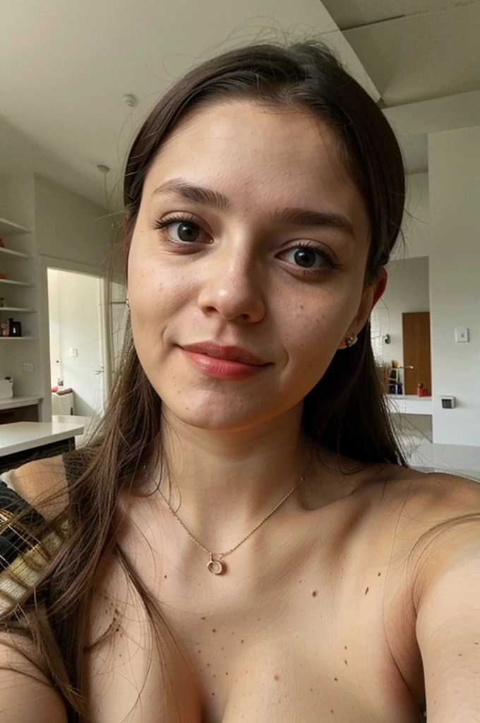 Selfie of a busty German woman