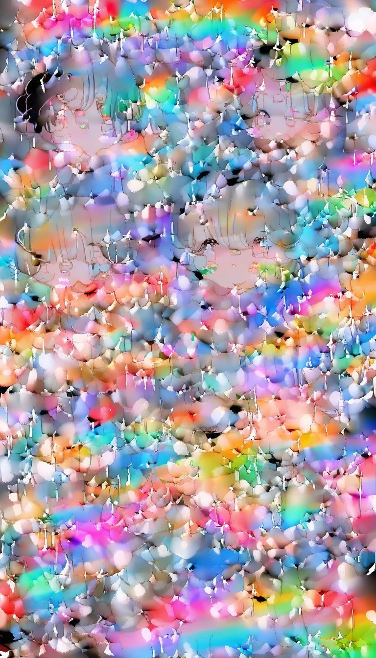 Tanabata、Strip、Bamboo leaf、Stripに願いをこめて、Stripを持っている、Grilling in a yukata,fluid,Particles of light, dream-like,Sparkling,dream-like glow,Paint drips,oil,strong stroke,Paint drips,Splash Paint Drop, oil,(Abstract:1.2)A girl and a boy made up of(Tanabataライトトレース:1.25),Change to (Radioluminescence light tracking) スタイルTanabata,(Cowboy Shot,Above Knee Portrait:1.25),Temple Fair,Summer festival,Shining in rainbow colors、16K, Ultra-high resolution, to be born,wonderful ,future、Iridescent、The world 30 years from now。