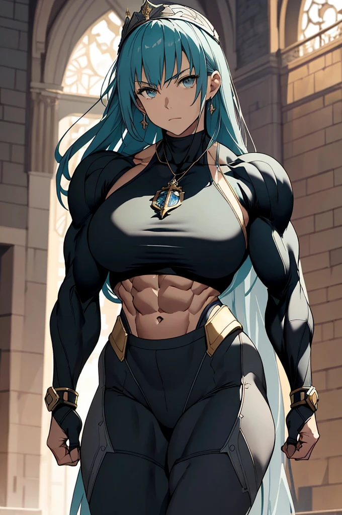 (Best lighting) , (Very intricate details) , 4K Integration, (Super fine CG: 1.2) , (8K: 1.2),(original), (masterpiece) , (Highest quality),(masterpiece:1.4),((Full images))、Anime-ish high quality,(masterpiece),masterpiece, Highest quality, Absurd,((Masterpiece, 4K, 8K, High resolution)),(masterpiece), (Highest quality), (Super detailed), (Very delicate and beautiful), ((Cowboy Shot)), 1 female,((Valkyria on the battlefield))、(((Cerveria Bress))),((Valkyria Chronicles)), ((Selvaria Bles))
((Female Bodybuilder:1.5)),A woman with a muscular chest like a male bodybuilder, Huge body、Giant、街並みより抜き出たGiantの女、((Beautiful woman)),((Woman warrior)),(((Full body image:1))),from frontknight girl,Brave and resolute attitude,((Metal armor)),(Plate Mail),((Metal armor shaped like pectoral and abdominal muscles)), ((Heavy armor)), Metal Reflection,Castle Background,wear black tights、The Great Hall of the Royal Palace,Soft sunlight,Fluttering Cloak、Brave pose,Strength and elegance,Solemn atmosphere,Powerful aura,((The Queen's Appearance))、Determined jawline,((The Strongest Queen of Mankind))、Huge muscular physique,Protruding veins、((Raised trapezius muscle))、((very thick neck))、(Strong arms with bulging biceps)、A muscular chest、Six-pack、((Thick, muscular legs))、Overflowing with incredible strength、Muscles bulging out from under the force of force all over the body、Graceful Movement,A commanding presence,Poses that show off their monstrous power,Dynamic configuration,Vibrant colors,Perfect balance,Light and shadow contrast,Down to the smallest thread,Sharpen highlights and shadows,Impressive level textures,Sharp focus,Rich and realistic backgrounds,Magnificence and grandeur,((The Mighty Queen)),((Queen of Superpowers)),((A powerful queen of dignity and grandeur)), Inspiring and majestic,Dignified and fierce,Guardian of the kingdom,Unstoppable courage,Divine Destiny,Indomitable spirit,Unforgettable beauty,Unwavering Strength