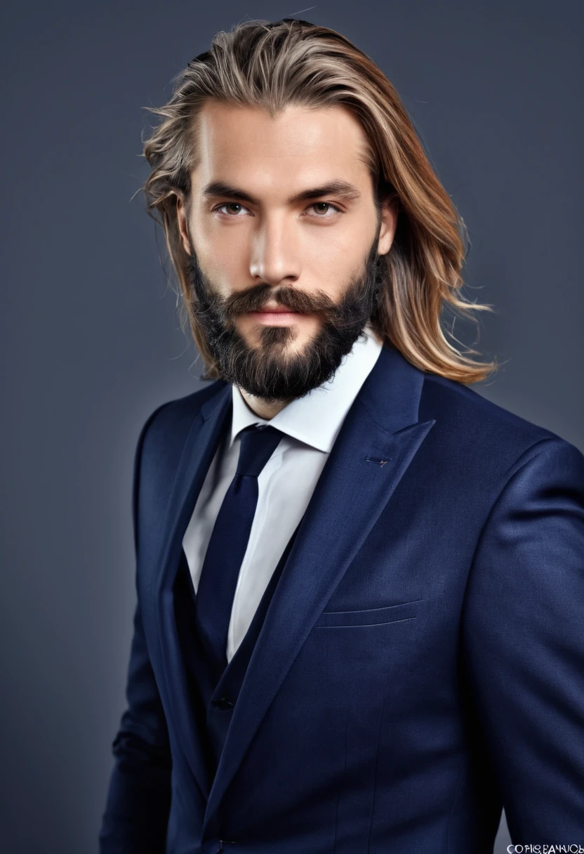 trimmed man with long hair and beard wearing a suit, mélange de la Saint-Valentin, photo professionnelle, profile image, Christine Kritkou, by Emma Andijewska, alexandre bourlet, Alexandre Waliszewska, Alessandro Barbucci, laura sava, julia sarda, photo de profil professionnel, romain jouandeau, Genevieve Gauckler