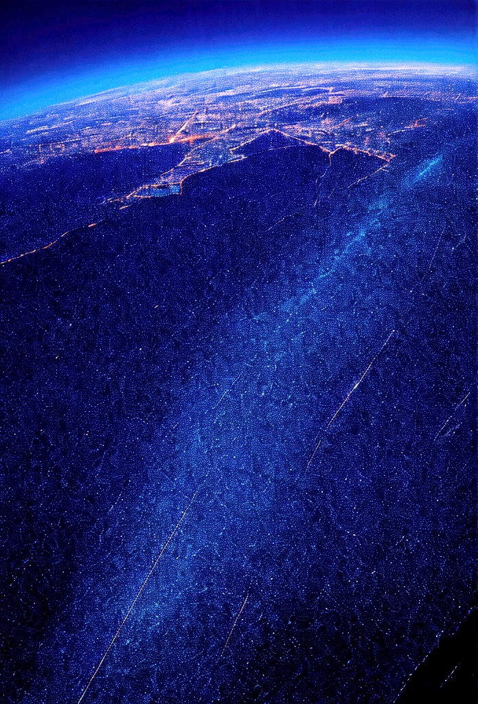 blue sky、Shine、cloud、Overlooking the city from the top of the mountain、８ｋ、